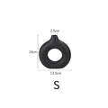 Matte Black Donut Vase – Minimalist Ceramic Decor