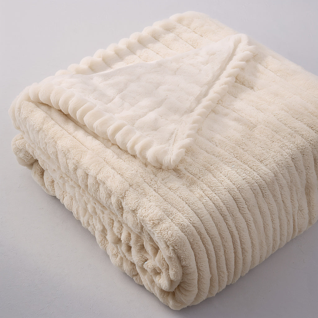 Cloudy Faux Fur Blanket