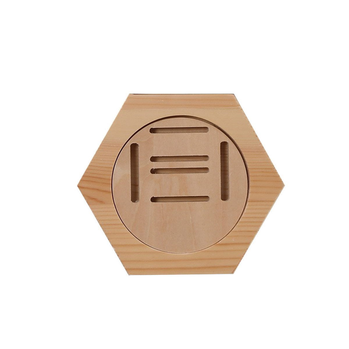 Wooden Honeycomb Combination Medal Display Stand Hexagon