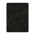 Contour Blanket – Gold Topographic Sherpa Fleece Blanket